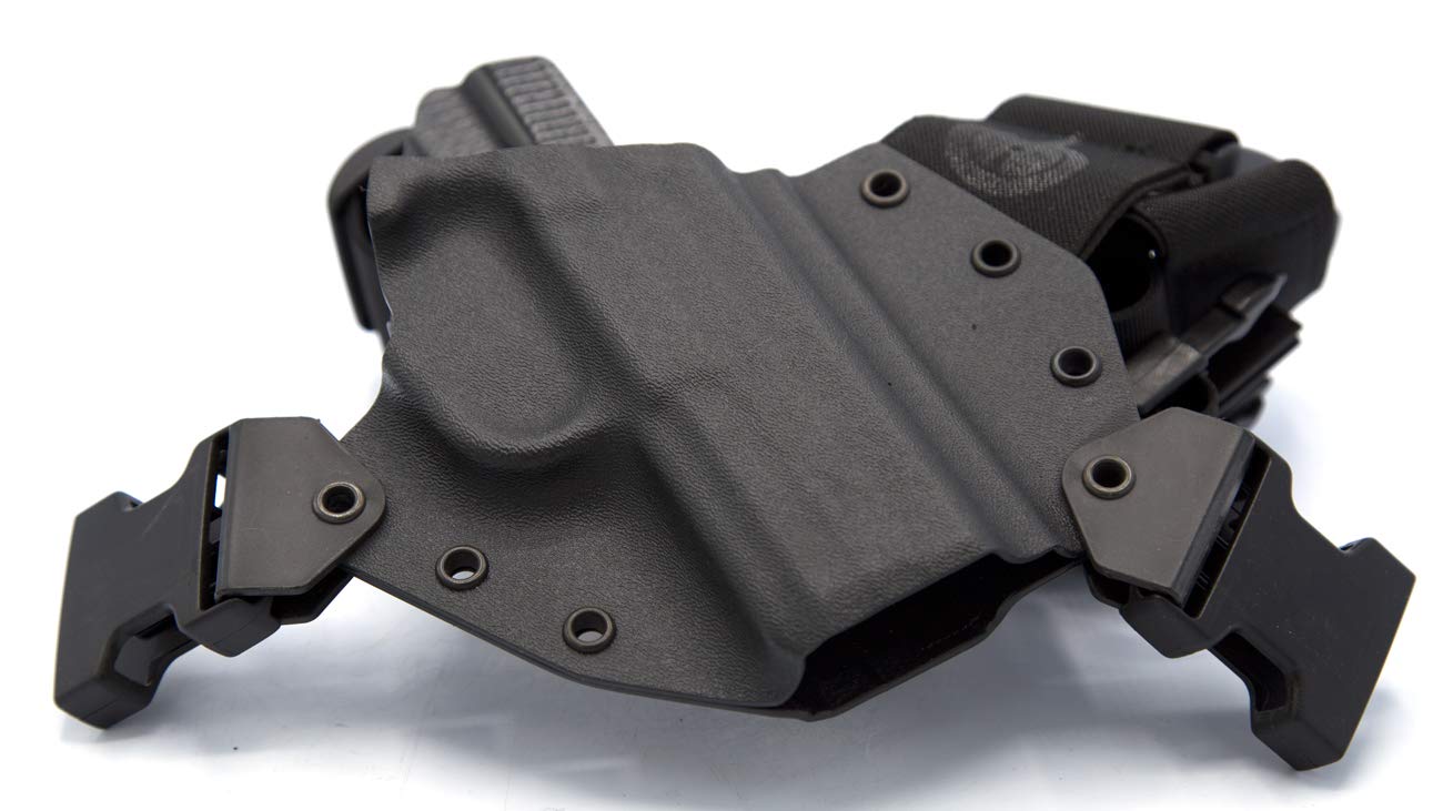 GunfightersINCKenai Chest Holster for a FNH 45 & Tactical Open END W/WO Optic