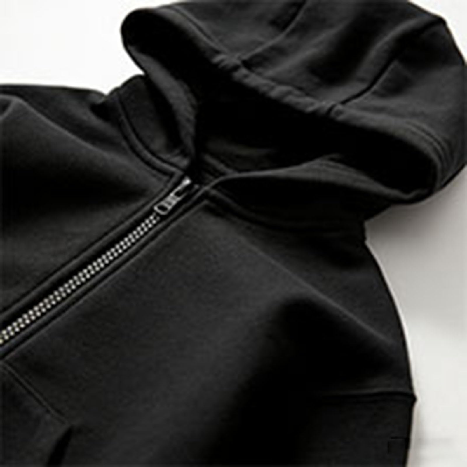 Unisex Kinder Sturmhaube Balaclava Zip Hoodie Mädchen Jungen Reißverschluss Hoodies mit Gesichtsmaske Leichte Jacke mit Durchgehendem Jacken Langarm Neuheit Athletic Sweatshirts Winddicht