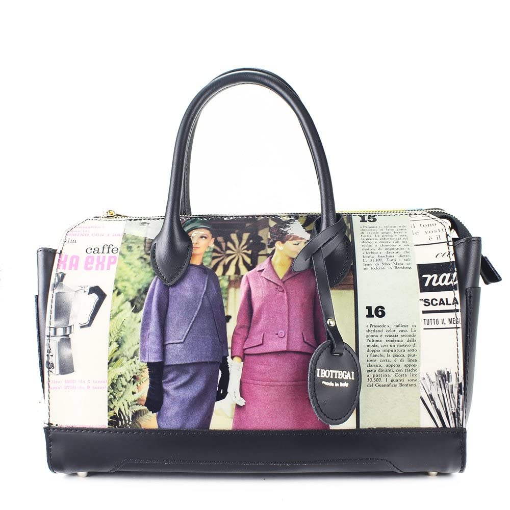 Audrey Bag - Borsa in Pelle Donna - Borse Vintage IBOTTEGAI Made in Italy