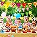 10 Pieces Carnival Party Decorations Circus Theme Party Decorations Carnival Centerpieces for Tables Cake Toppers Favors Supplies