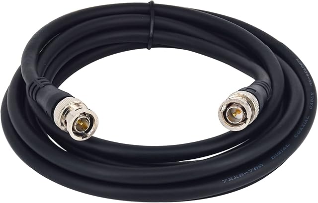 Kaunosta BNC Male to BNC Male 4K HD SDI Cable for BMCC Video Camera Monitor Recorder (3)