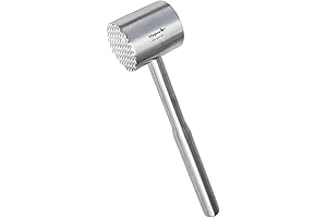Meat Tenderizer Mallet: Tender Grips, Dishwasher Safe