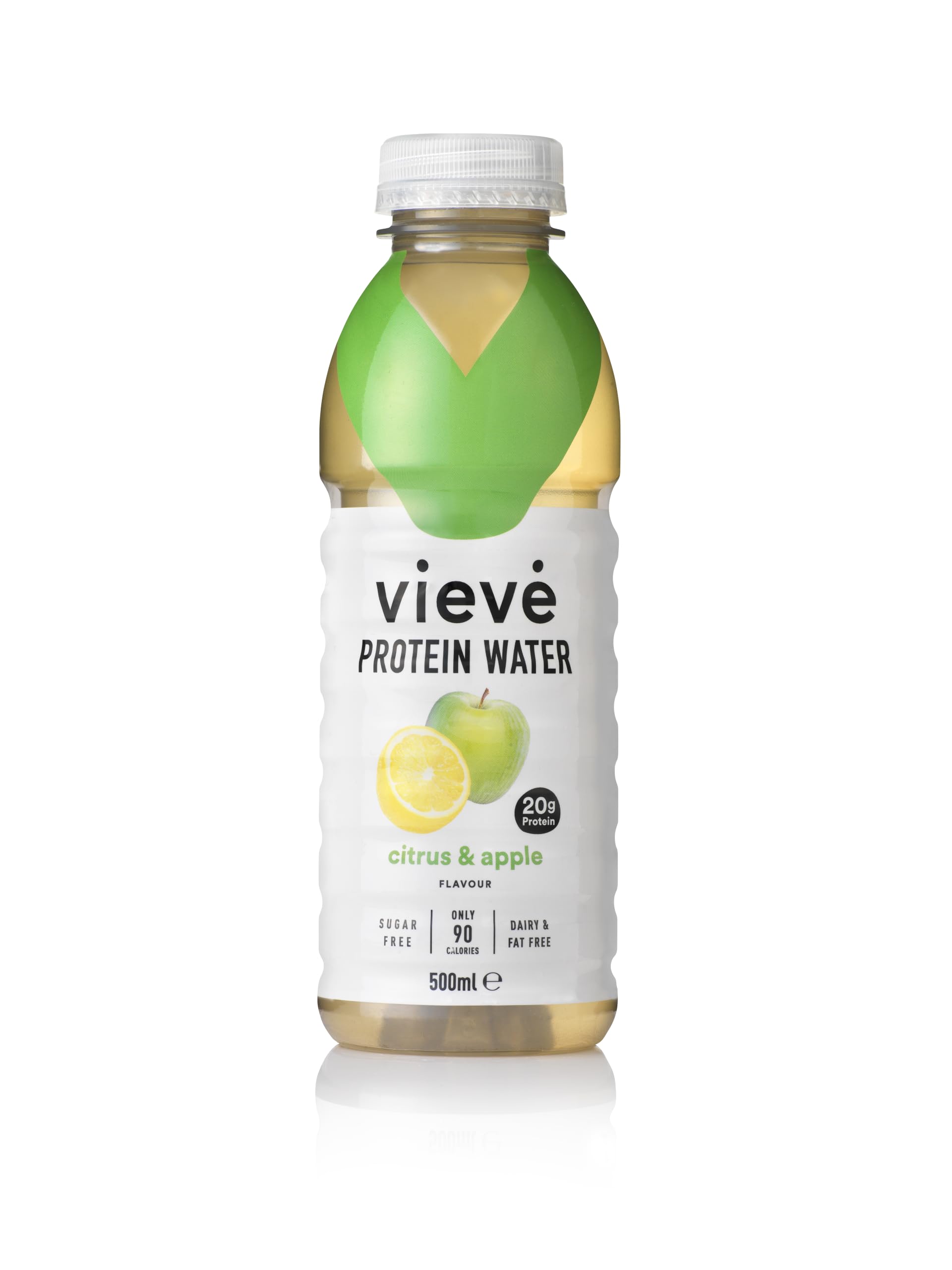 Vieve Protein Water 6x500ml - Citrus & Apple | 20g Protein, Sugar Free, Fat Free & Dairy Free | A Ready to Drink Alternative to Protein Powders & Shakes | 6 Pack