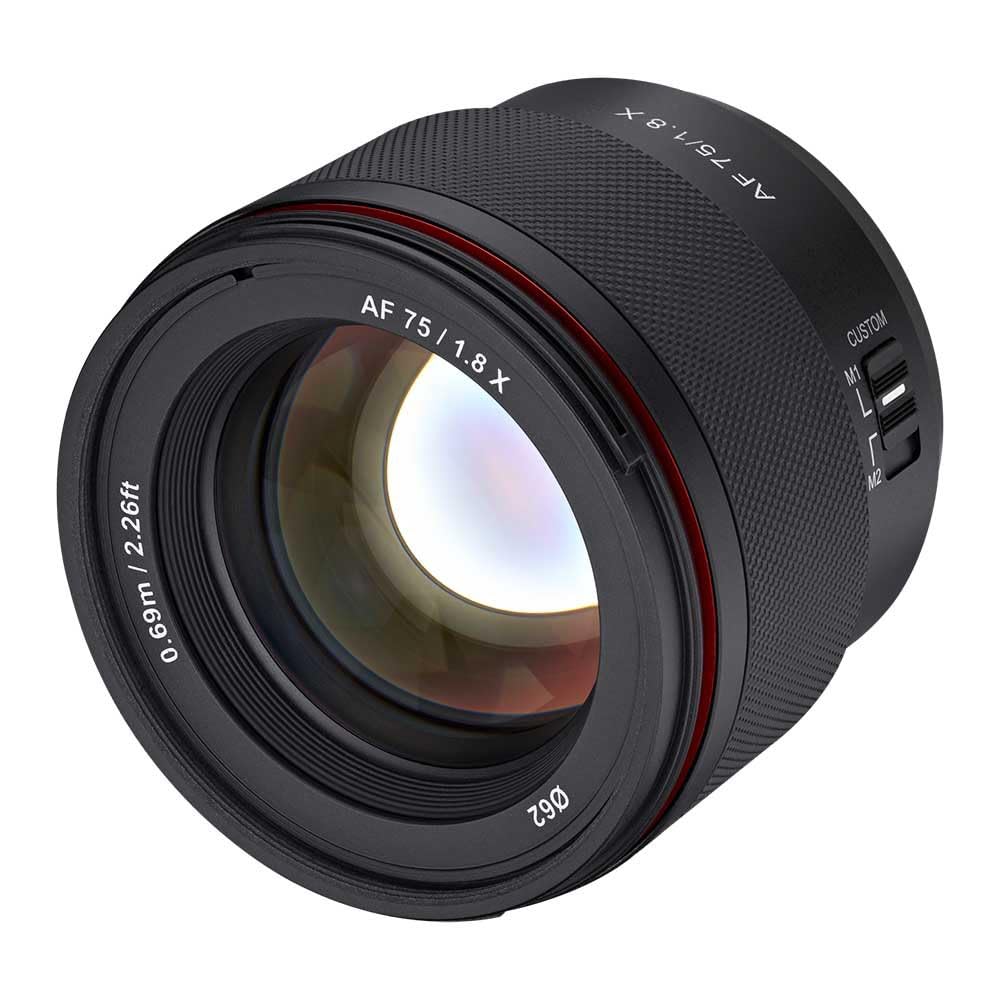 美品 Samyang AF 75mm F1.8 FE 75mm F1.8 AF APS-C Compact Telephoto (Fuji X) – Samyang US