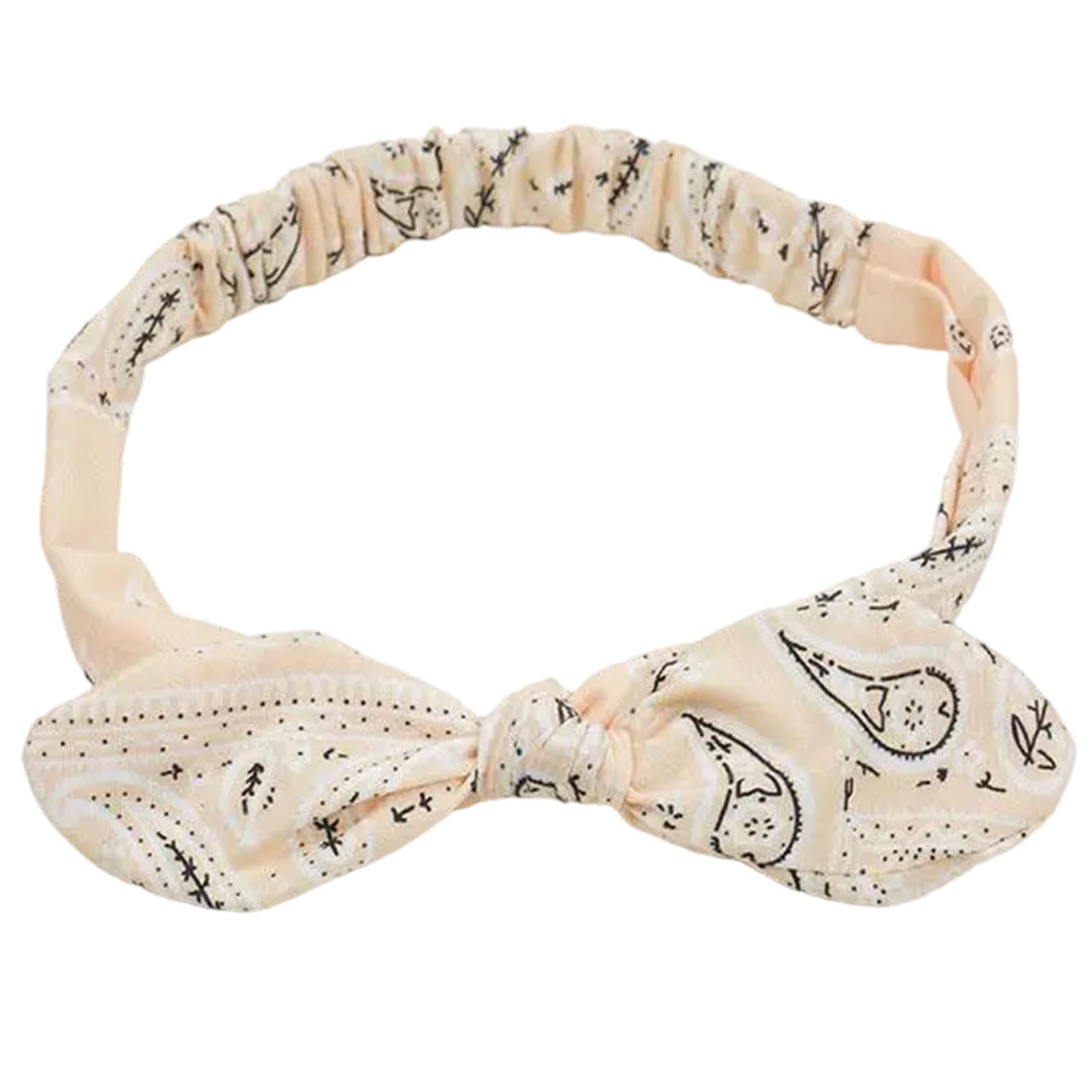 Fentency Fashion Rabbits Ears Hairbands Photo Props Makeup Knotted Headbands Party Headpiece Fun Headbands for Music Festivals
