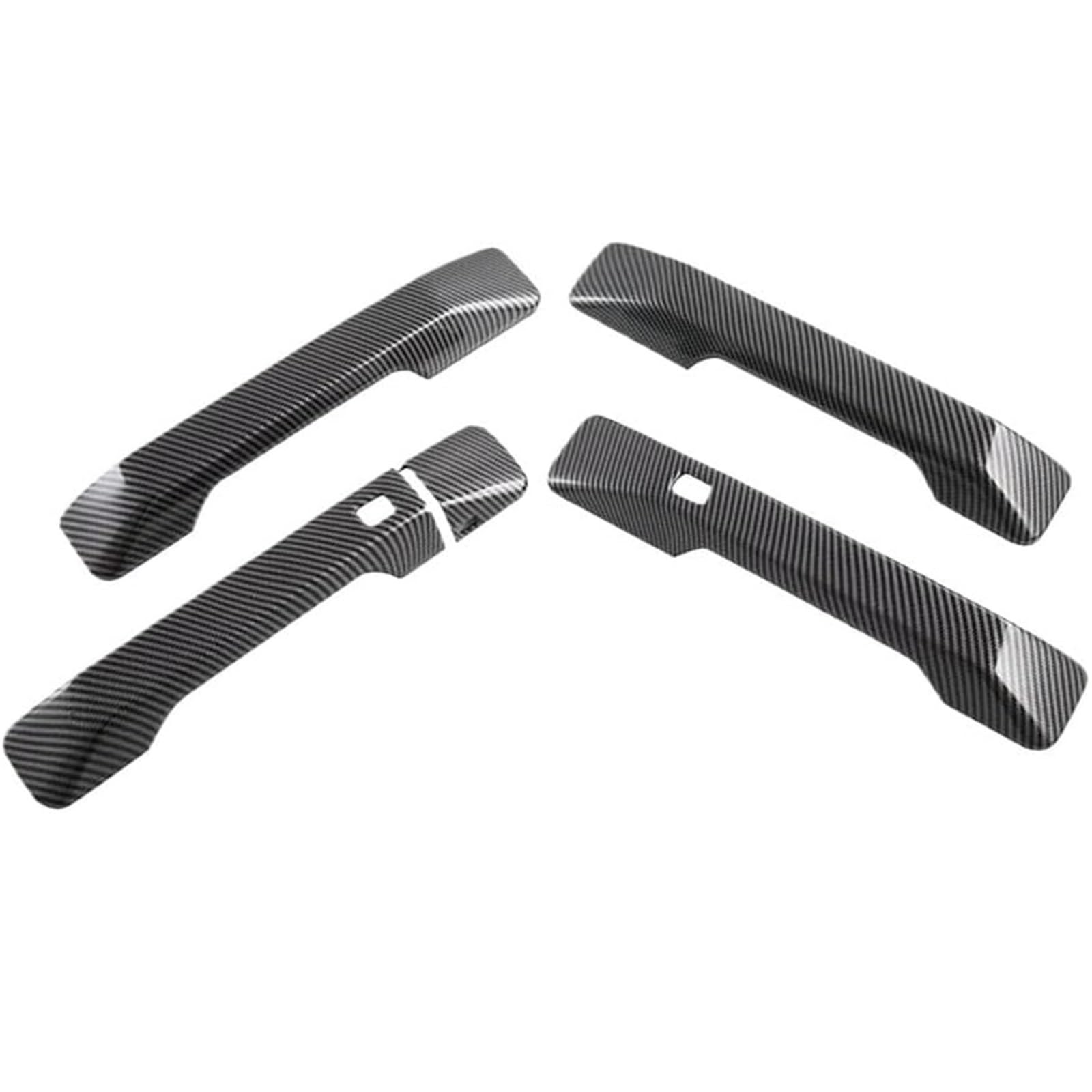 Glymzoi One Color Car Exterior Door Handles Car Left Exterior Door Handle For Hyundai For Santa Fe Mx5 2024 Carbon Fiber