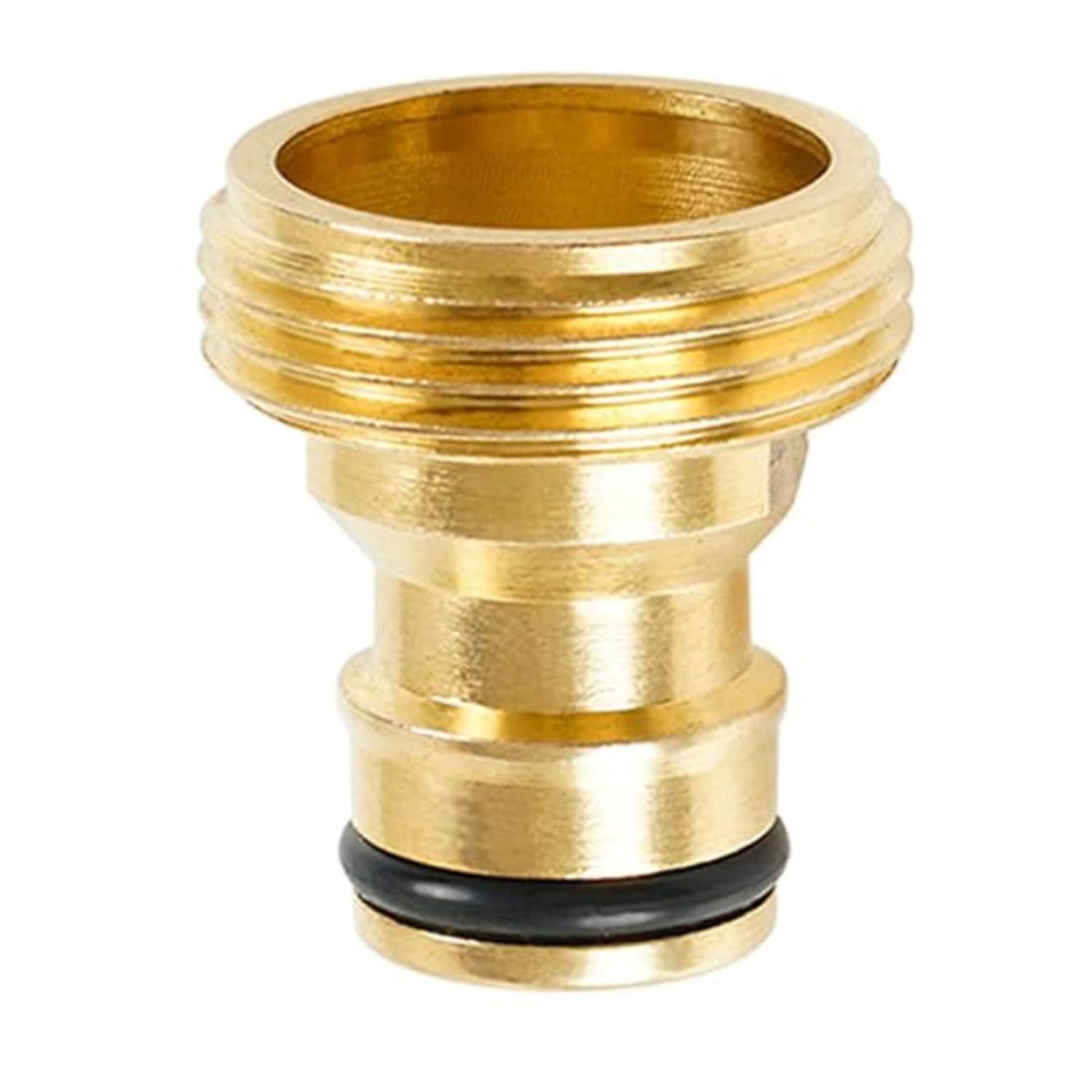 Dunnet Tools 3/4” Male Threaded Brass Tap Connector – Heavy Duty BSP Garden Hose Tap Adaptor, Durable Outdoor Hose Fitting for Irrigation & Watering Systems