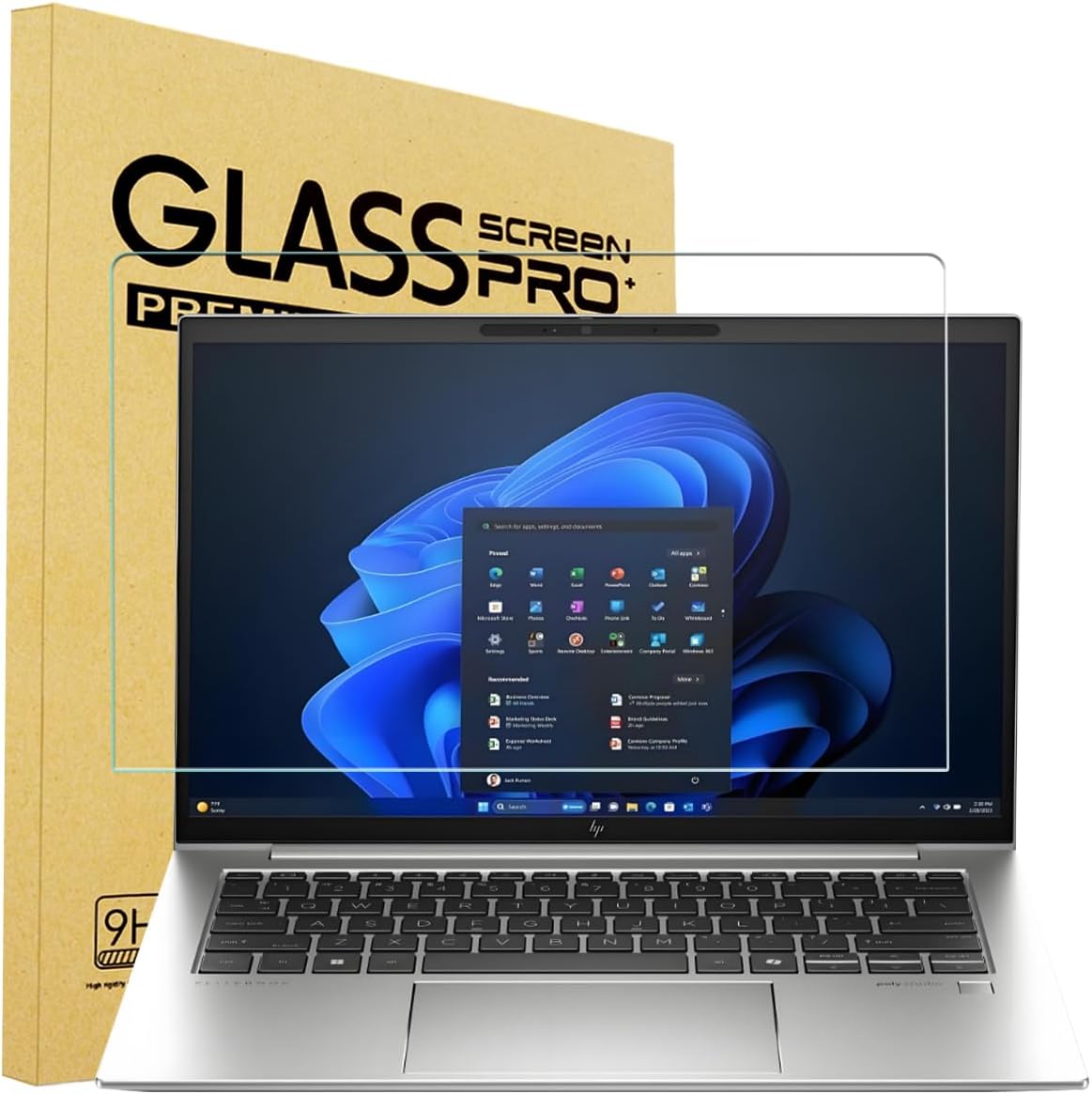 i-Tensodo 14 Inch Tempered Glass Screen Protector for HP Elitebook 840/845 G9 G10 G11, EliteBook x360 1040 G9 G10 G11 Laptop, 14" 16:10 Aspect Ratio, 9H Hardness