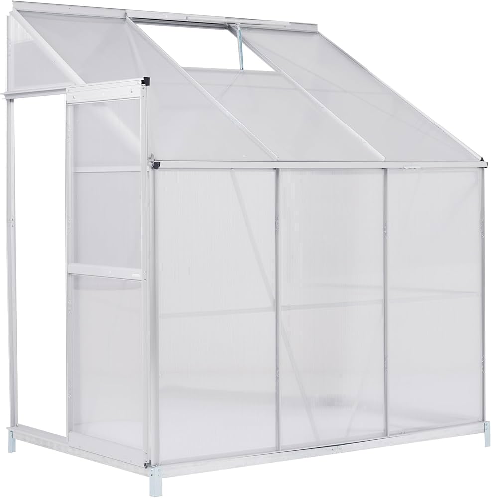Amazon.co.jp: アルミ温室 家庭用温室 大型 190*122*213cm 花園温室