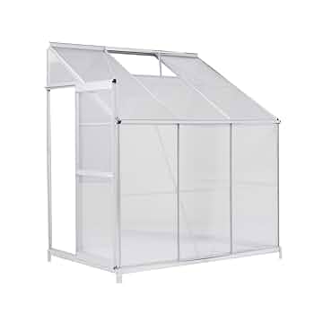 Amazon.co.jp: アルミ温室 家庭用温室 大型 190*122*213cm 花園