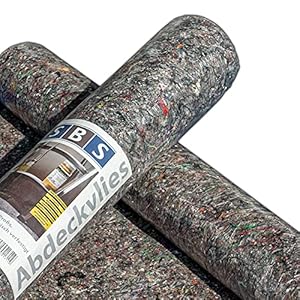 SBS® Afdekvlies, beschermingsvlies met PE-folie, antislip, rol van 50 m²