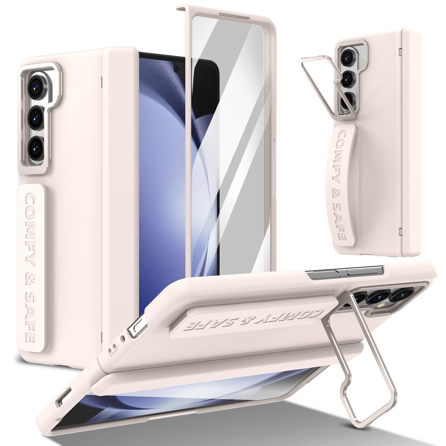 Bracelet Samsung Galaxy Z Fold 5 coque charnière avec béquille cachée intégrée - 8