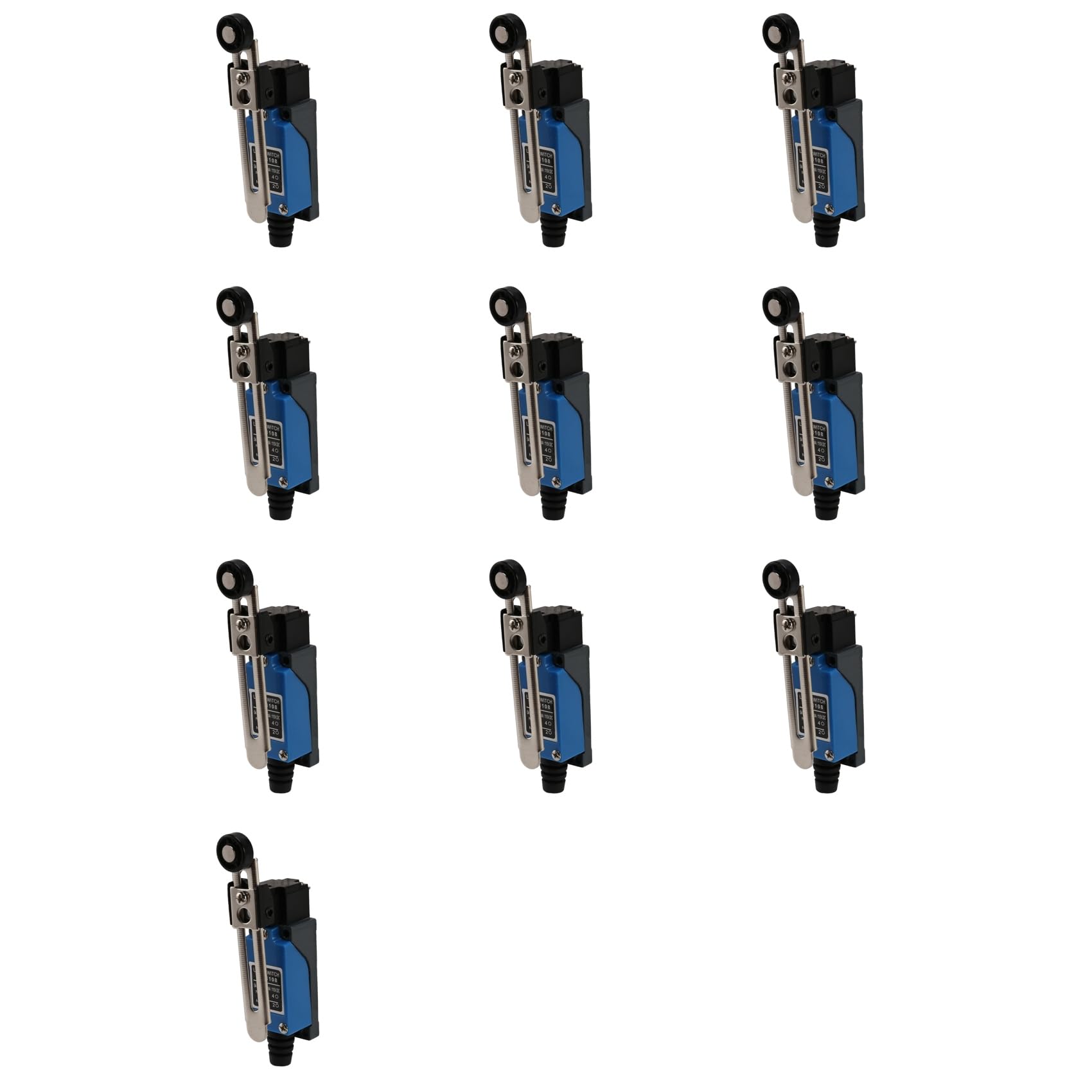 Jnchdghwa As Shown 10X Me-8108 Momentary Rotary Adjustable Roller Lever Arm Limit Switch