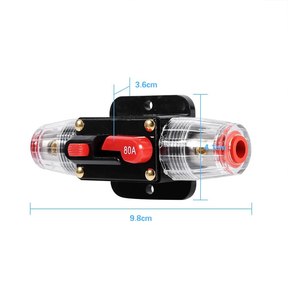Waterdichte Zekeringhouder 50A Syrisora Auto Stroomonderbreker Zekeringhouder 50A-100A | Automatische Reset | Waterdicht | Voor Auto, Boot En Meer Audio Stroomonderbreker Vervanging Agu Waterdichte Zekeringhouder 50A Syrisora Auto Stroomonderbreker Zekeringhouder 50A-100A | Automatische Reset | Waterdicht | Voor Auto, Boot En Meer Audio Stroomonderbreker Vervanging Agu