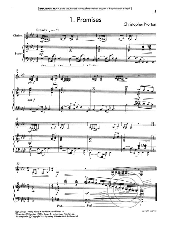 The Microjazz Clarinet Collection 2      Sheet music – February 17, 2017