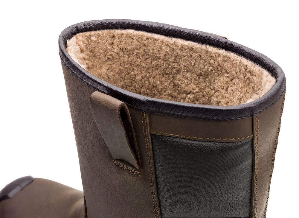Botte de Securité Suxxeed Offroad S3 - Bottes Amagnétiques Fourrées - Légères et Flexibles - Adhérente - Résistante aux Huiles - Bout Recouvert - Marron - Taille 36