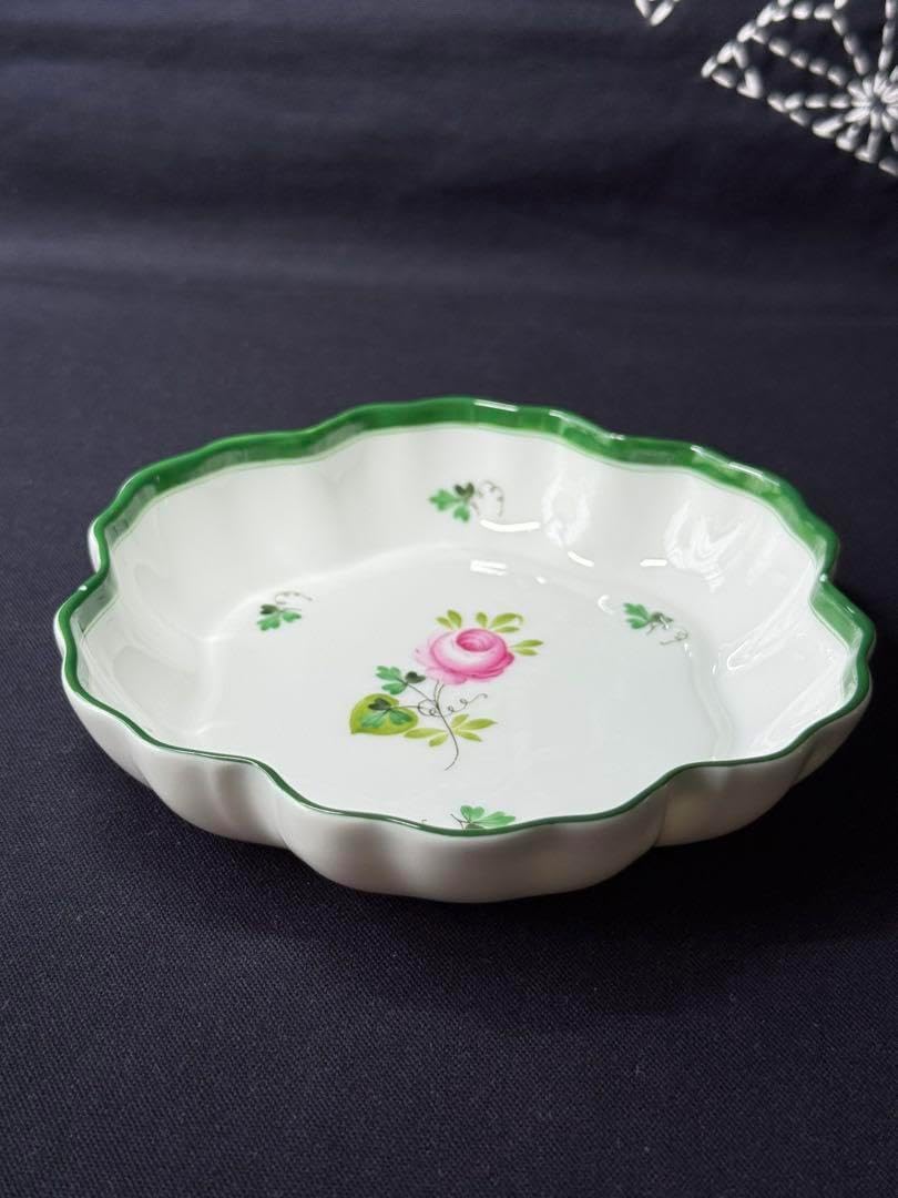 深川製磁 水引草手付バスケット 皿 有田焼 深川製磁 水引草手付