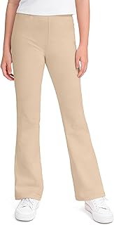 KEREDA Girls Flare Leggings School Uniform Pants for Girls Bell Bottoms Cotton Clothes for