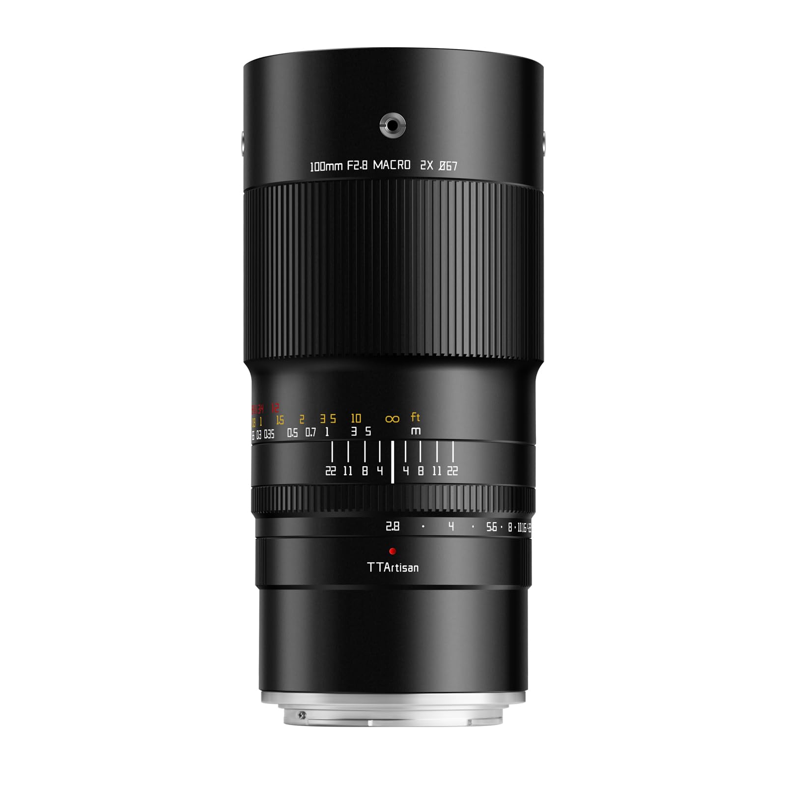 TTARTISAN Lente de cámara macro 2X F2.8 de 100 mm para Canon RF Mount Full Frame Manual Focus Lens para fotografía en miniatura