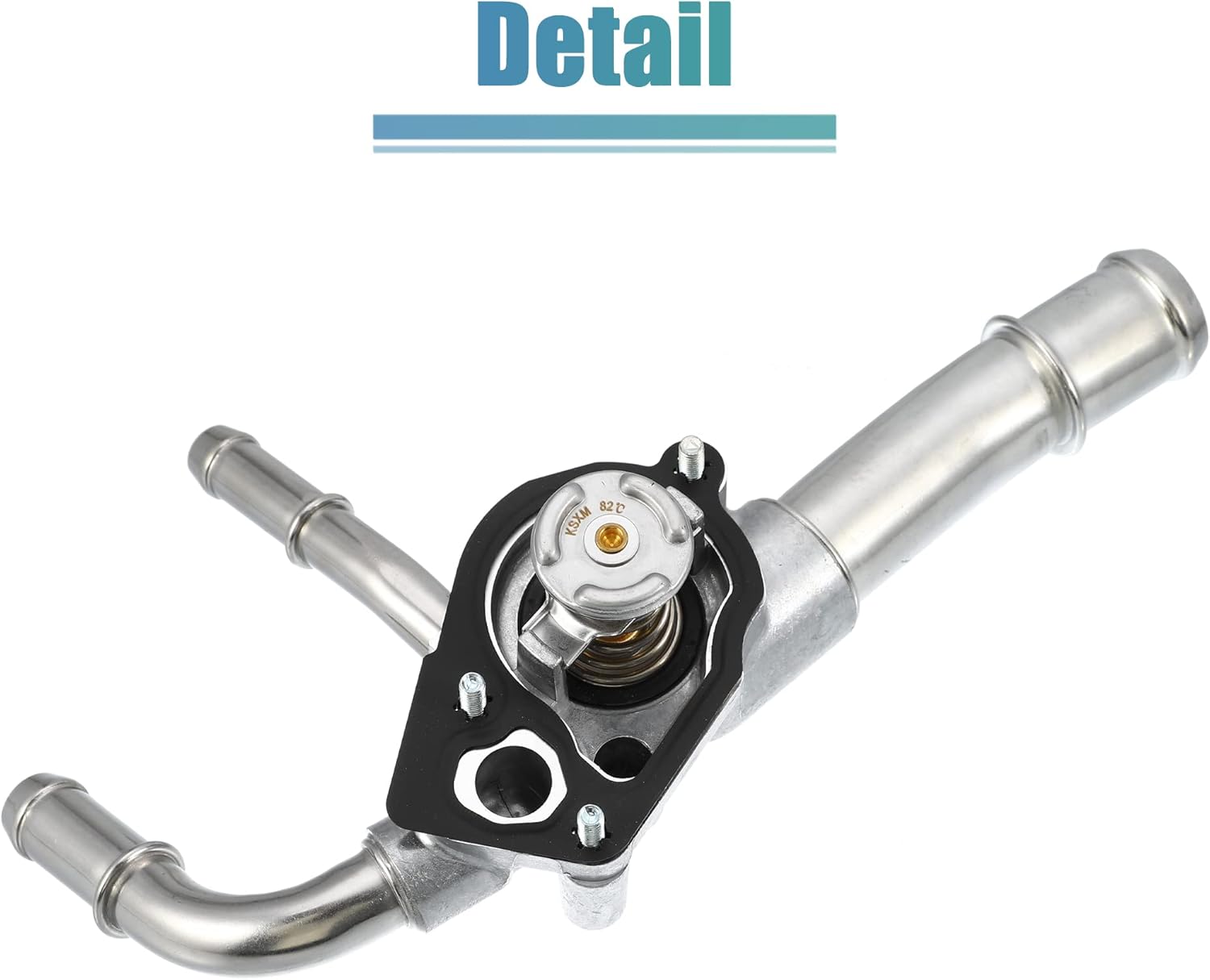 X AUTOHAUX 12638836 Engine Coolant Thermostat Housing Assembly for Buick LaCrosse 3.6L 2010-2014 for Chevrolet Impala 3.6L 2014-2020