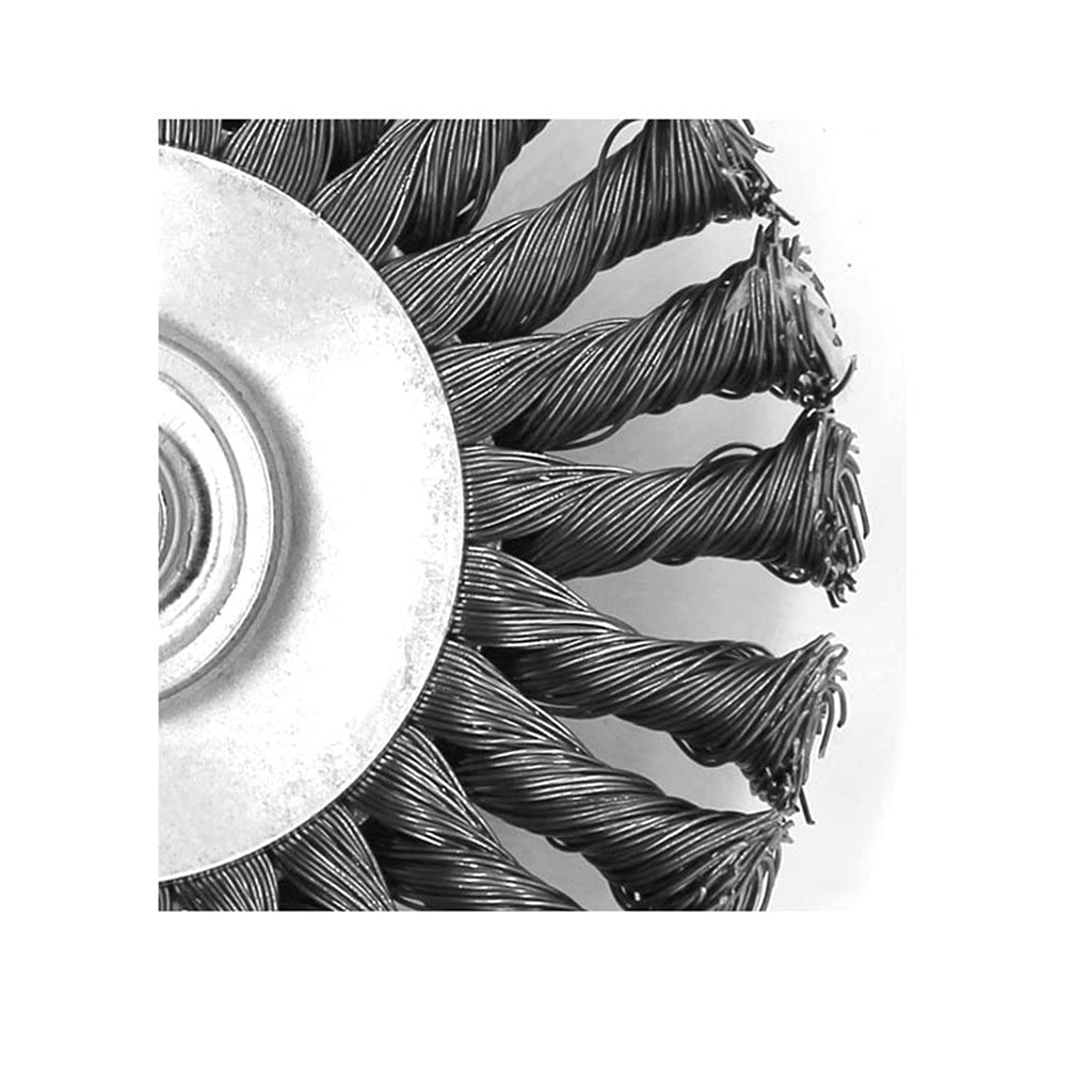 4 pz M14 * 115mm Rotary Acciaio filo ruota tazza spazzola a crimpare ruota per la smerigliatrice angolare pulizia sbloccatura spazzola