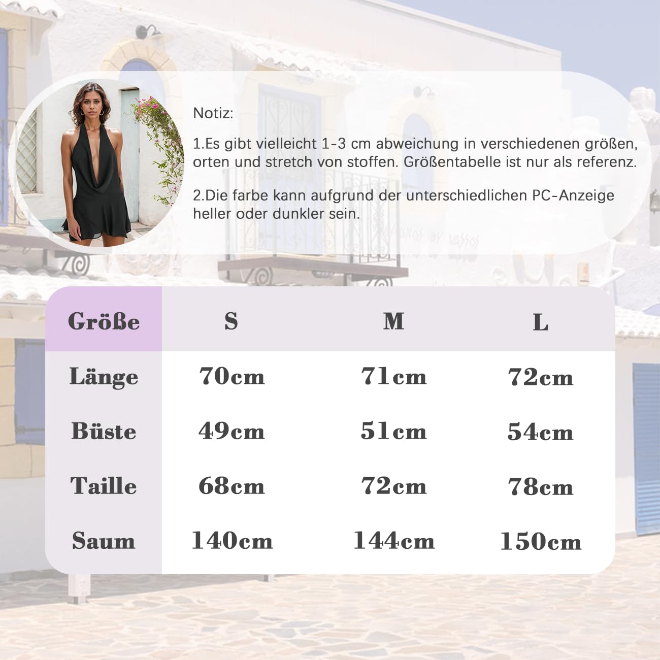 Donna A-Line Spaghetti Strap Dresses Mini Abito Senza Maniche con Orlo Irregolare Backless Ruffle Profondo V-Neck Short Bodycon Slim Fit Summer Dress, Nero, S-L