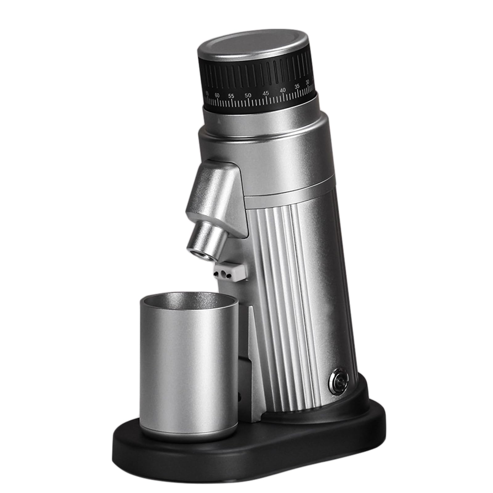 Boozxcv C Onical Burr Offee Grinder, Electri Single Dose Espresso Grinder, 55Mm 7-Ore Onical Burr, 0-100 Stepless Adjustment, Apacity 30G, For Drip, French Press (C)