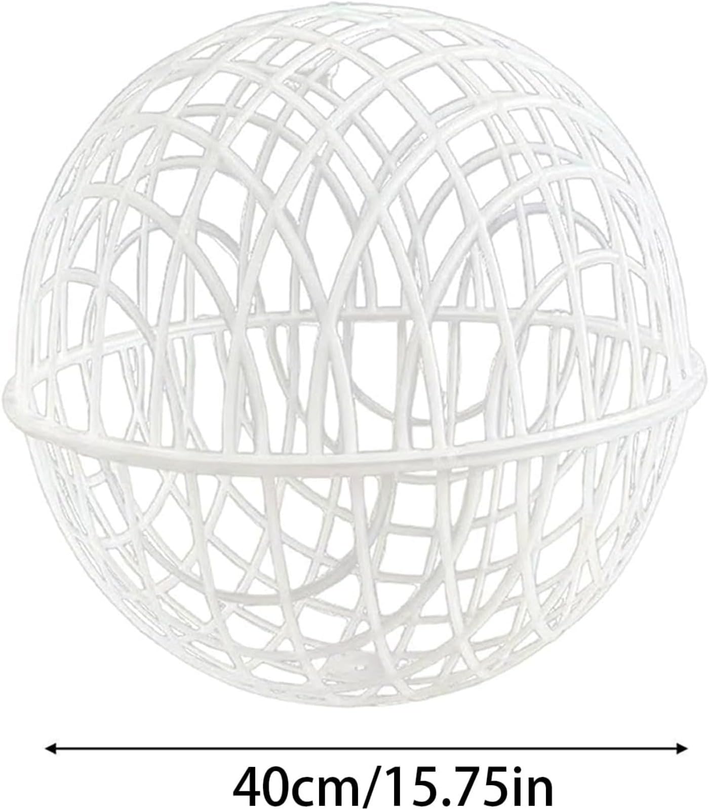 Cage à Poulet Ronde Portable - Clôture de sécurité pour Poules, Lapins, Pigeons de Canard - Fattoria Cortile Boule de Poulet - 40 x 40 cm - Jardin Outr - Zone pour Animaux domestiquesdoo