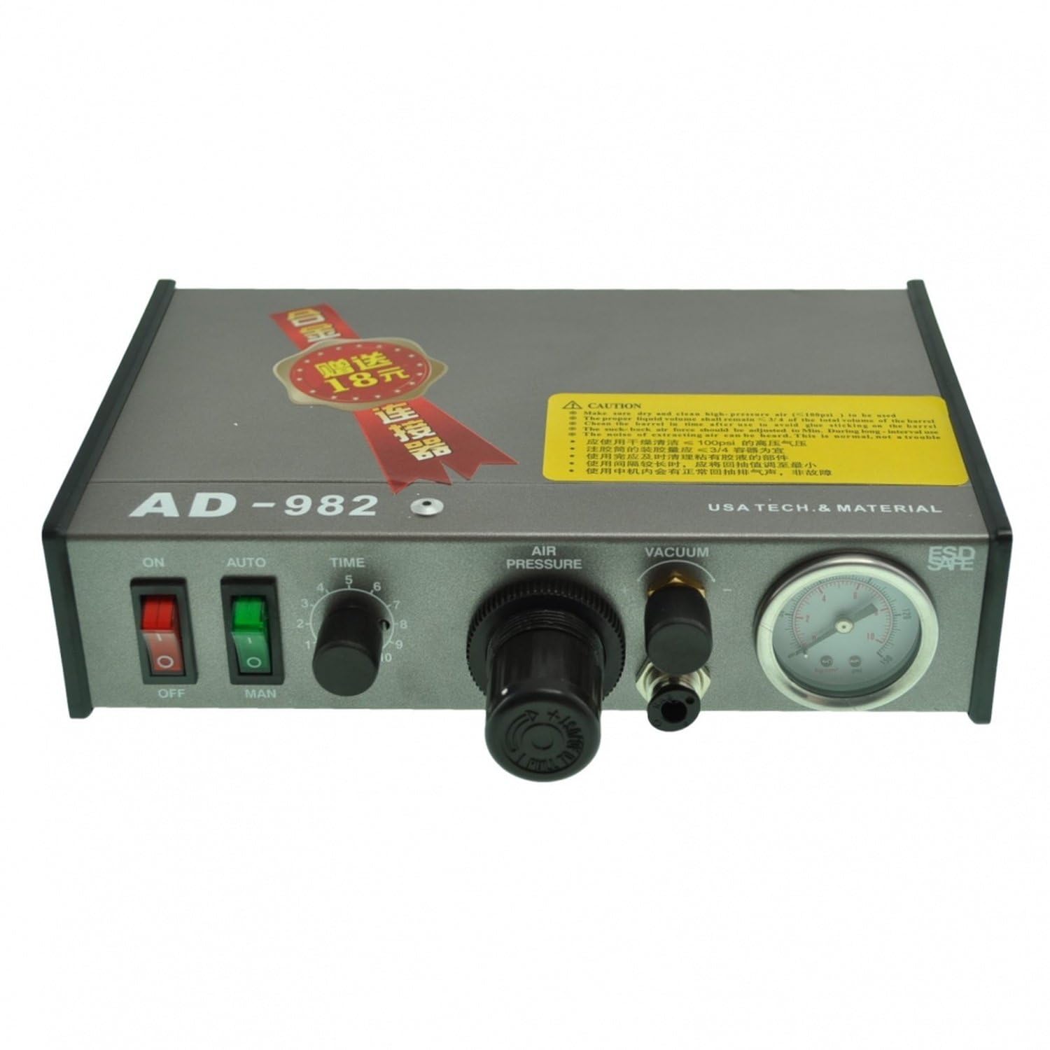 Dispensador Semiautomático Mlink para Pasta de Soldar Flux y Adhesivos Modo Manual Automático 220V