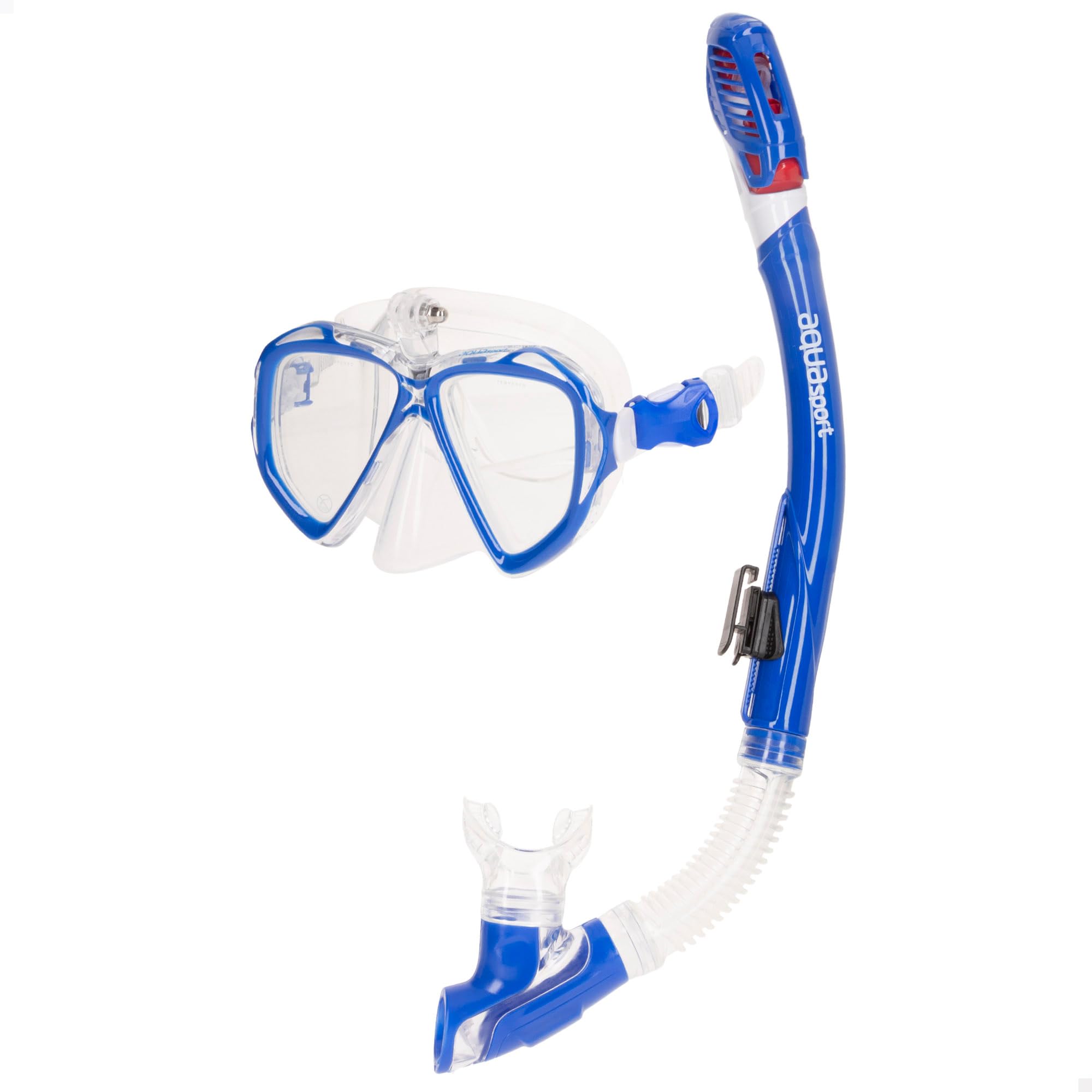 AKTIVE Aqua Sport Gafas de Buceo con Tubo seco niños, Ajuste hermético