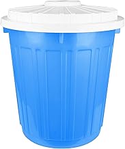 جردل بغطاء سعة 30 لتر - لون ازرق، من الهلال والنجمة الفضية