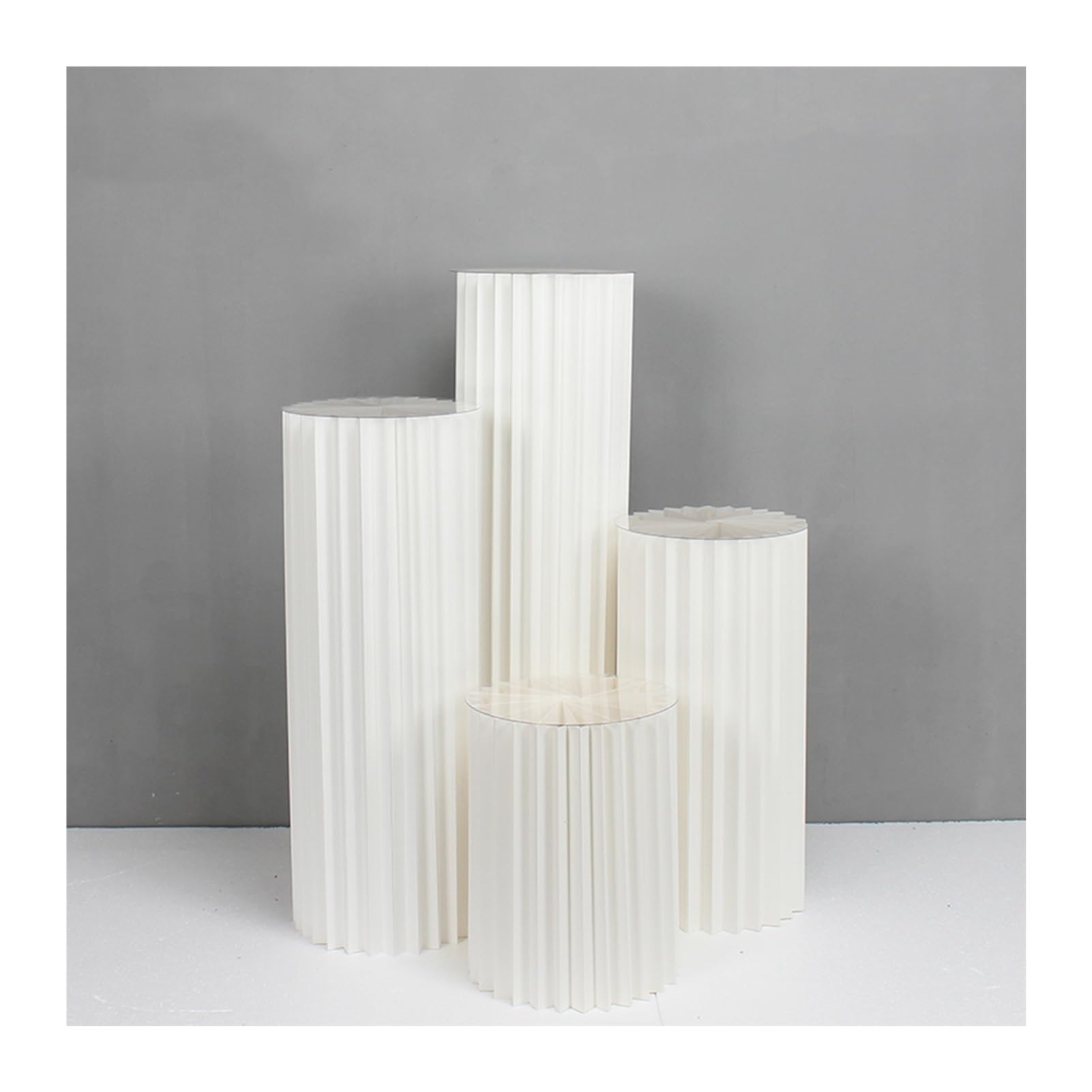 YTBHSHXZ plinth， Wedding Centerpieces Display,Party Decoration Cylinder Flower Stand(11.8in,D)