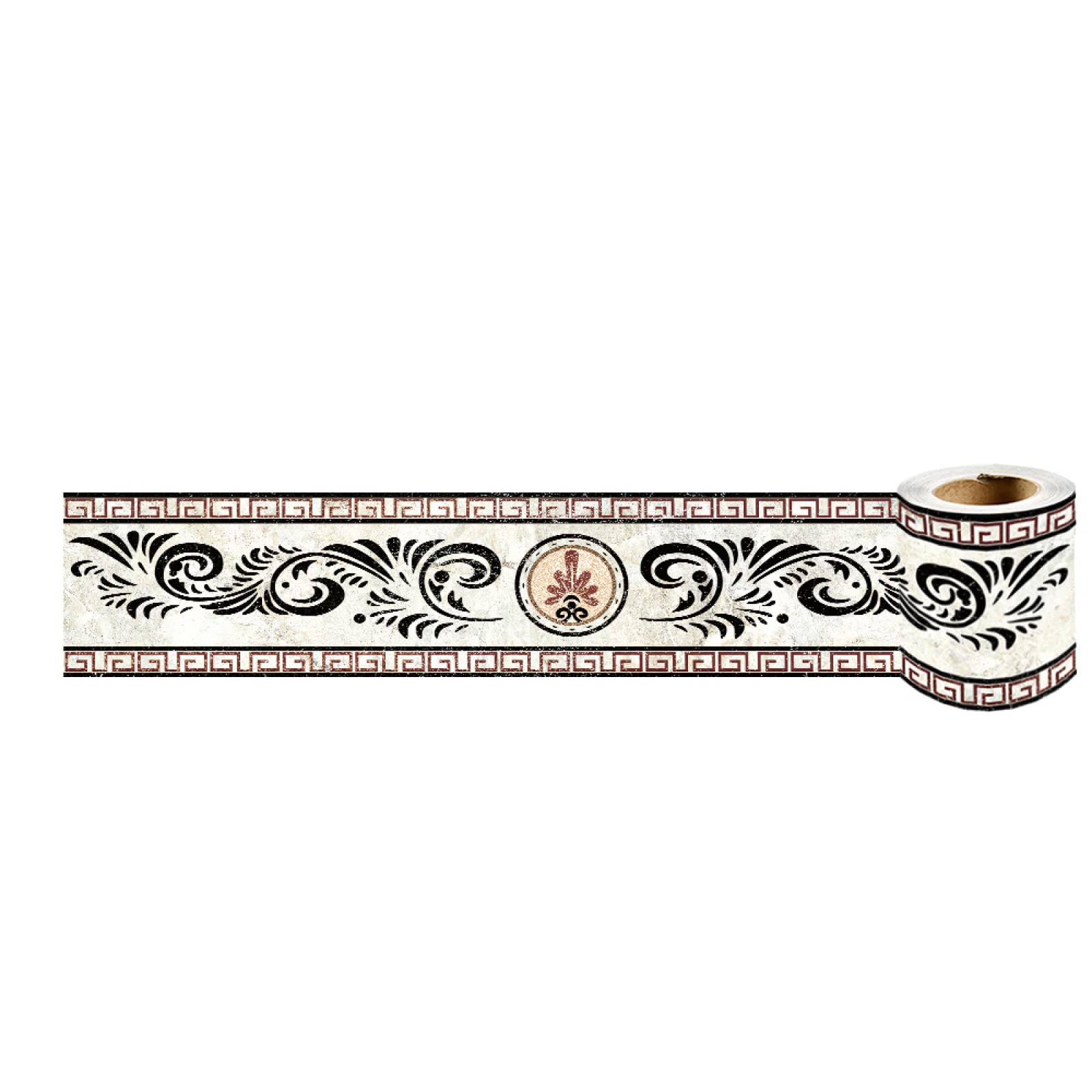 VisitRyl Wallpaper Border Peel and Stick wall Border Sticker Home Ceiling Decor Edge Strip Border for Bathroom Living Room Kitchen 02-Yellow 10cm x 240cm