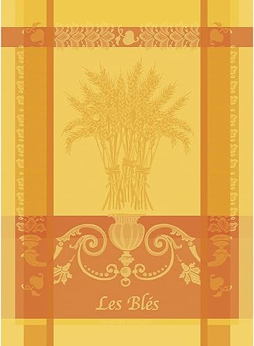 Garnier-Thiebaut Les Bles Safran - Toalla de cocina (22 x 30 pulgadas), 100% algodón