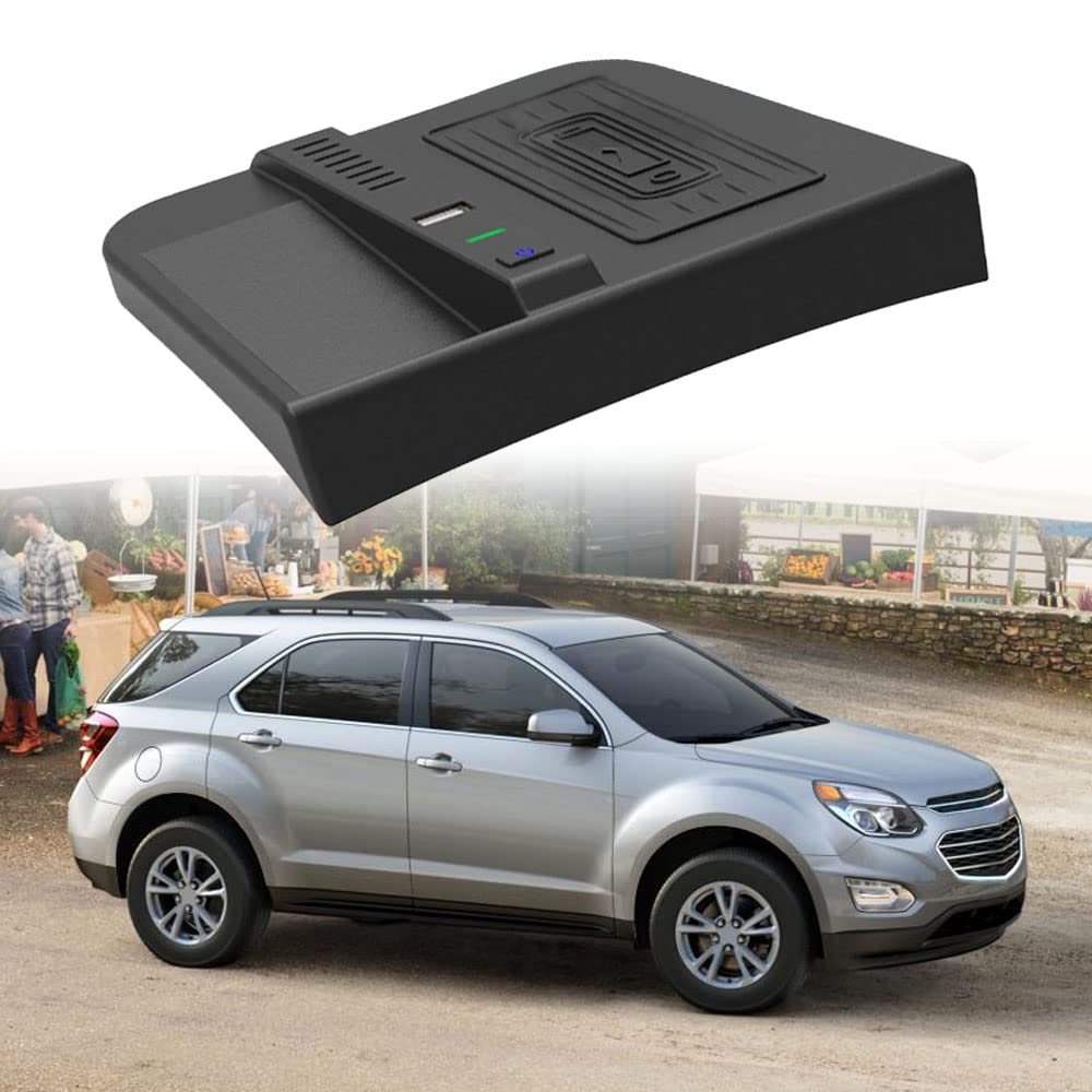 Baceyong Almohadilla de carga inalámbrica para consola central de coche, cargador inalámbrico para coche
