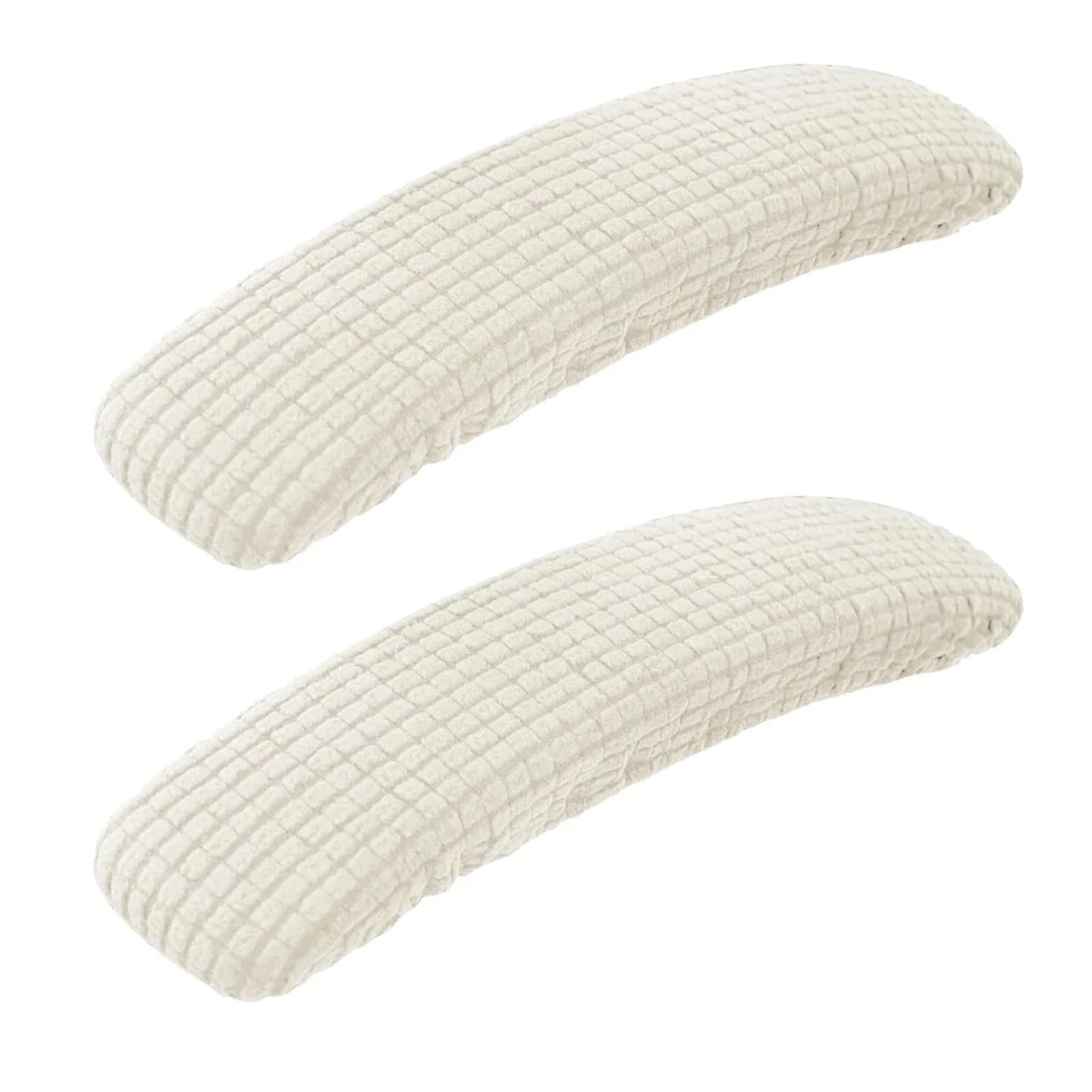 MNGHAYYR Stretch Elastic Office Chair Armrest Covers Office Spandex Armrest Covers 4 Pack Multicolor Removable Elastic for Desk Chairs(Beige)
