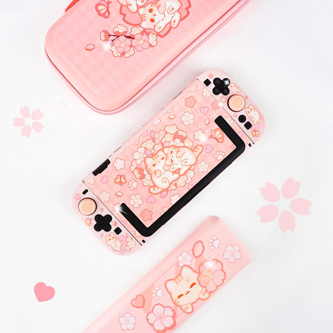 Amazon.com: BelugaDesign Sakura Cat Switch 2 Bundle | Kawaii Pink