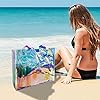 TotePrint Holografische Durchsichtige Tragetasche aus PVC – Wiederverwendbare Hologramm Einkaufstasche, Transparente Geschenktüten für Supermarkt, Events & Nachhaltiger Transport (1 Stück) (blau) #4