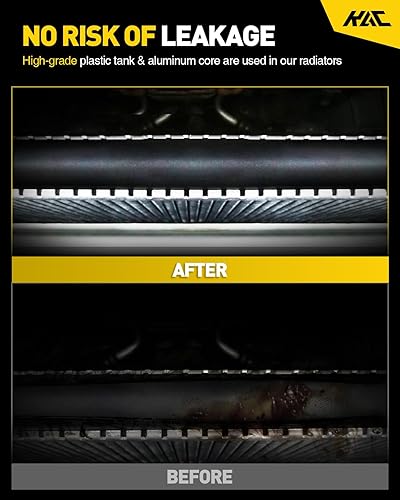 Miniatura 4 de KAC Radiadores, CU2873 Kit Completo de Radiador Compatible con Aveo 2004-2008 1.6L, Aveo5 2007-2008 1.6L, Radiador de Aluminio