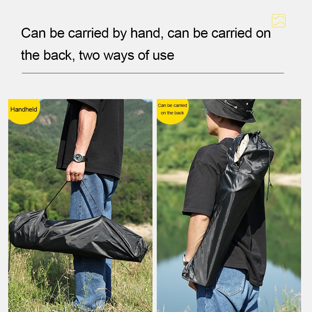 Borsa Da Trasporto Per Sedia Pieghevole Da Campeggio – Nylon Nero – Leggera E Impermeabile
