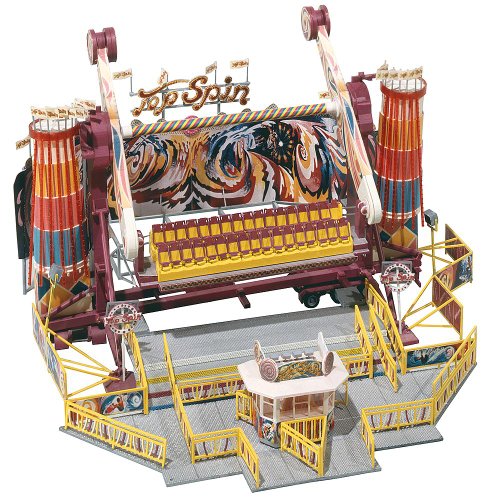 Faller HO Scale Building/Structure Kit Top Spin Midway Carnival/Amusement Ride