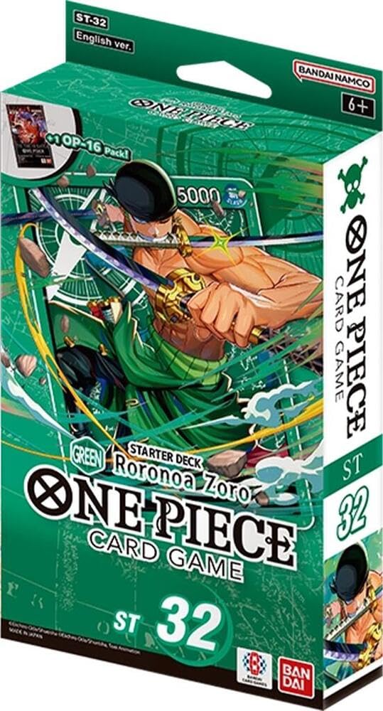 One Piece Gioco di Carte Starter Deck ST-32 Verde Roronoa Zoro