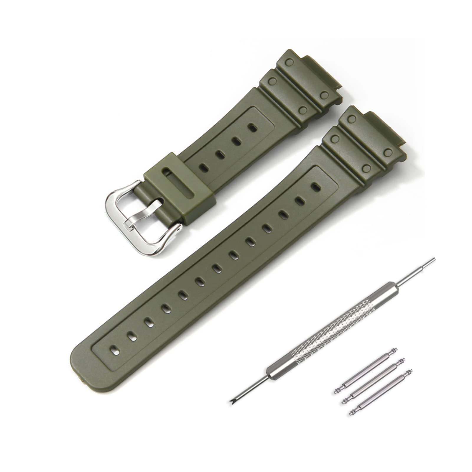 CWYTTZQResin Watch Strap For Casio G-Shock DW-5900 GW-5000 DW-6695 DW-6900 G-6900 GW-M5610 DW-5600E GW-6900 Casio Watch Band Replacement