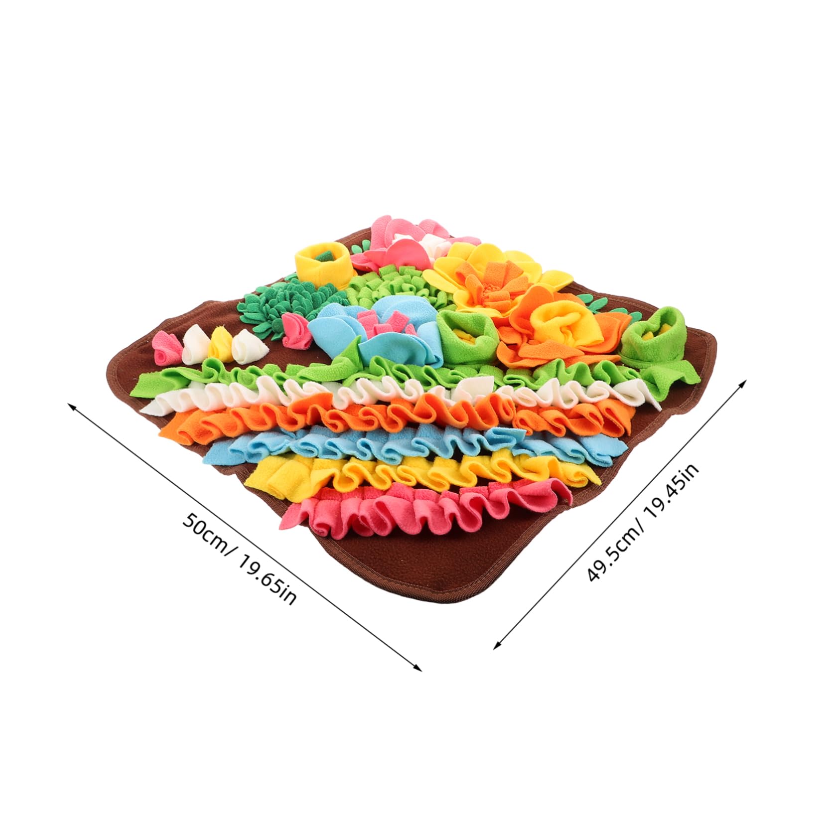 SUPVOX Dog Sniffle Mat Cat Feeding Pad Sensory Blanket Training Mat Durable Fleece Easy to