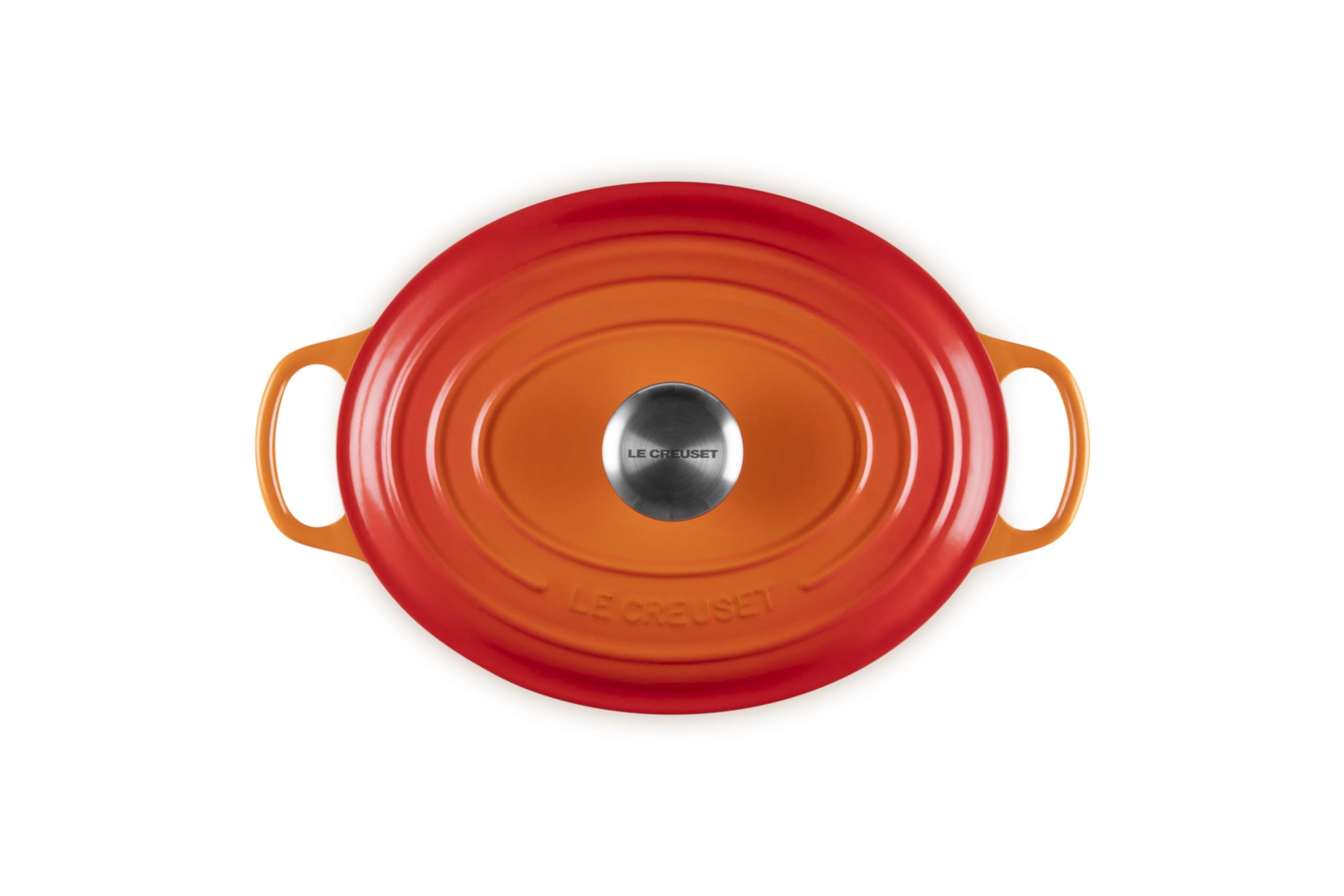 Le Creuset Cocotte oval de hierro fundido, 27 cm, 4, 1 L, Todas Las Fuentes de Calor incluso inducción, Volcanico, 27 cm, 21178270902430