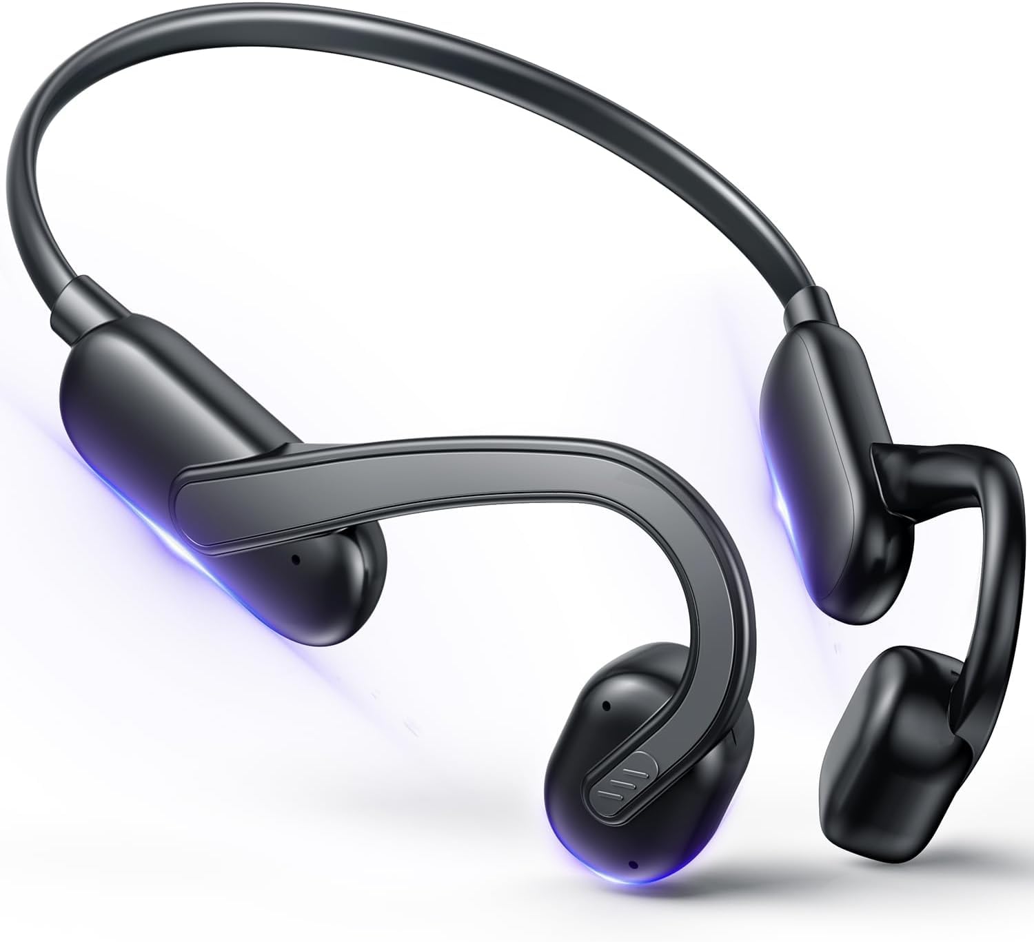 グレー 骨伝導イヤホン 軽量デザイン 明誠 骨伝導イヤホン ワイヤレスイヤホン Bluetooth 5.4 タッチ