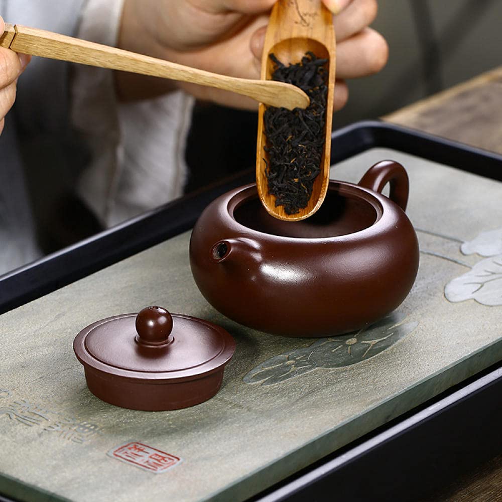 Czajniczek Zaparzacz Do Herbaty Czajniczek Ekspres Do Herbaty Fioletowy Clay Teapot Zisha Zestaw Herbaty Do Picia Fioletowy Clay Płaski Jade Handmade Herbata Płaski Jade Czajniczek