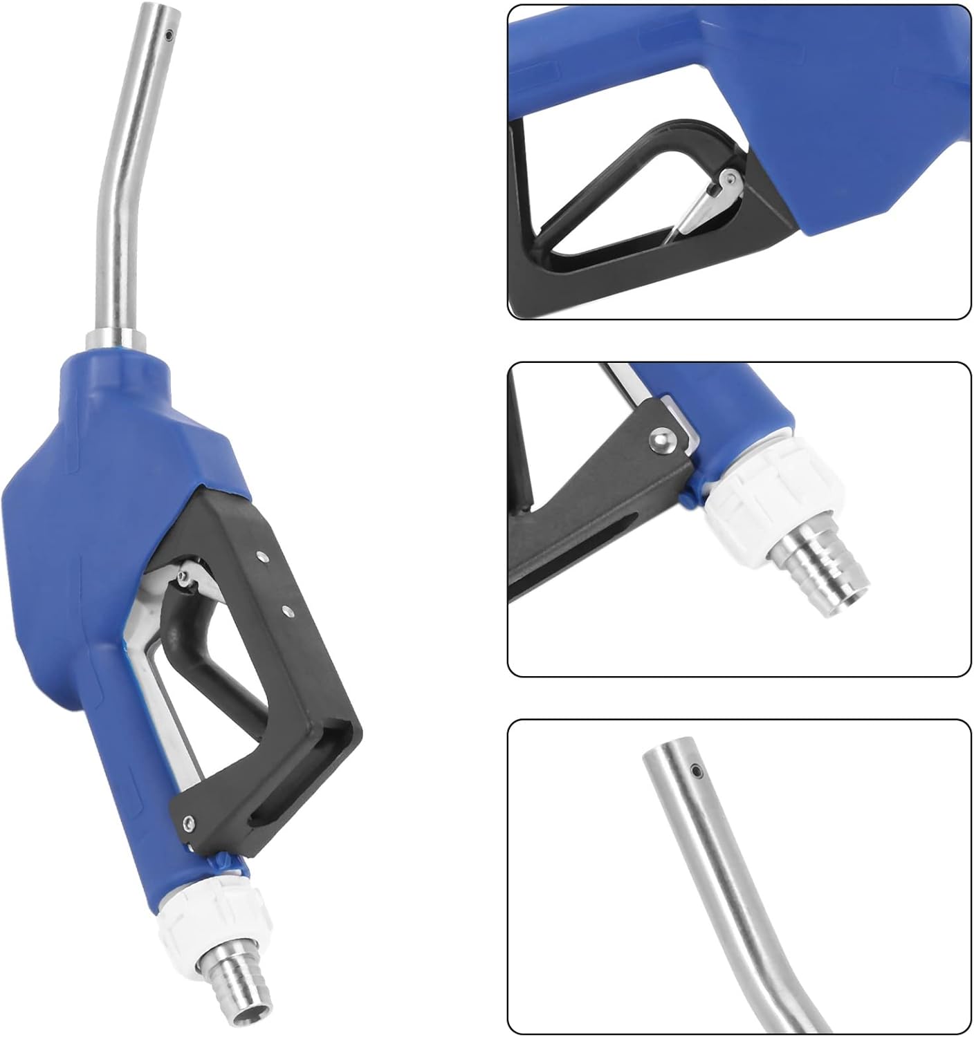 3/4-Inch NPT Automatic Stainless Steel DEF/AdBlue Nozzle with Swivel DEF Transfer Pump,Car Fuel,Manual/Auto Nozzle,Antifreeze Hose Reel, 281228