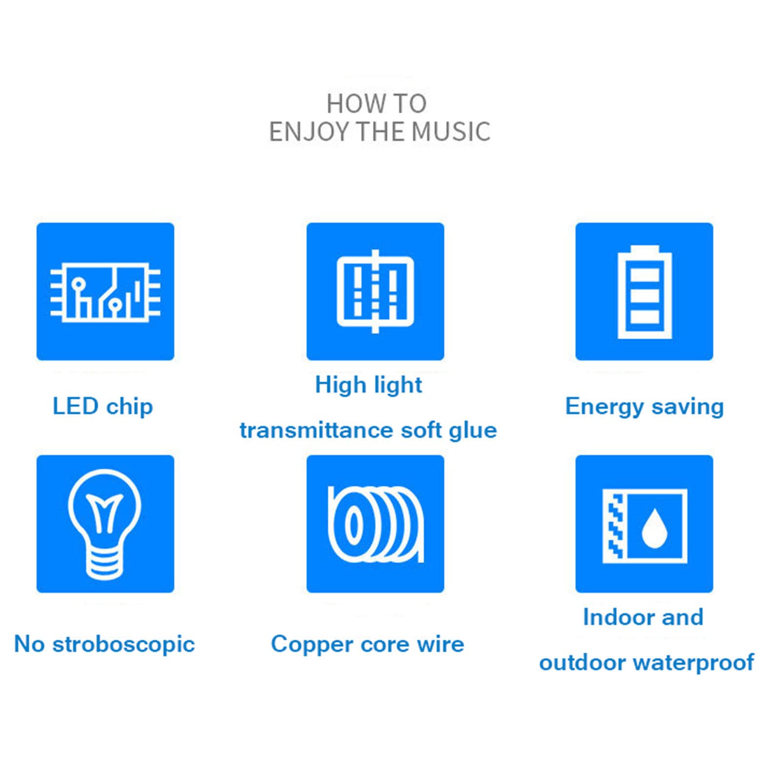 2 Rotoli, Striscia LED (10 m*2), Controllo Applicazione App/Controllo vocale Musicale, Set di Strisce Luminose LED da 20 Metri, Barra Luminosa Cambia Colore LED