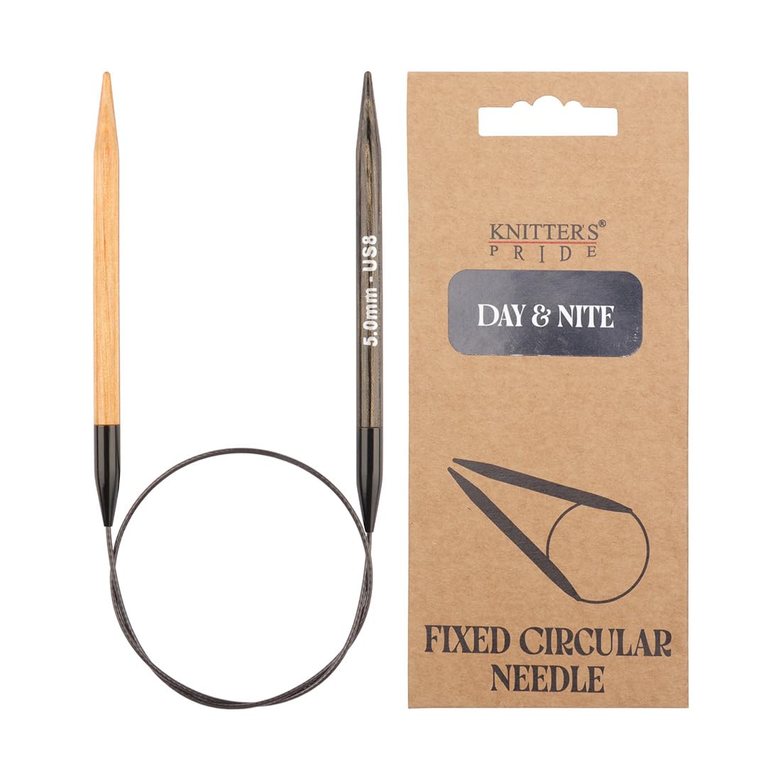 Knitter's Pride Day & Nite Circular Needle, 25 cm, 5.00 mm, 1 piece